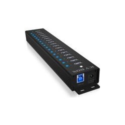 ICY BOX USB3.2 Gen 1 Hub 17-Port IB-HUB1717-U3, USB3.2 black