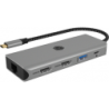 ICY BOX DockingStation 100W PD USB-C 2xHDMI/DP/3xUSB-A/RJ45/SD/microSD