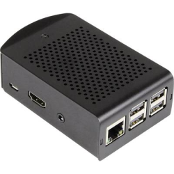 RASPBERRYCASE PI 3B/3B+ALUBLACK - VESA 75 HALTERUNG