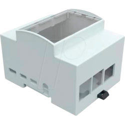 RASPBERRY PI4B DIN RAIL HOUSING - GRAY PLASTIC