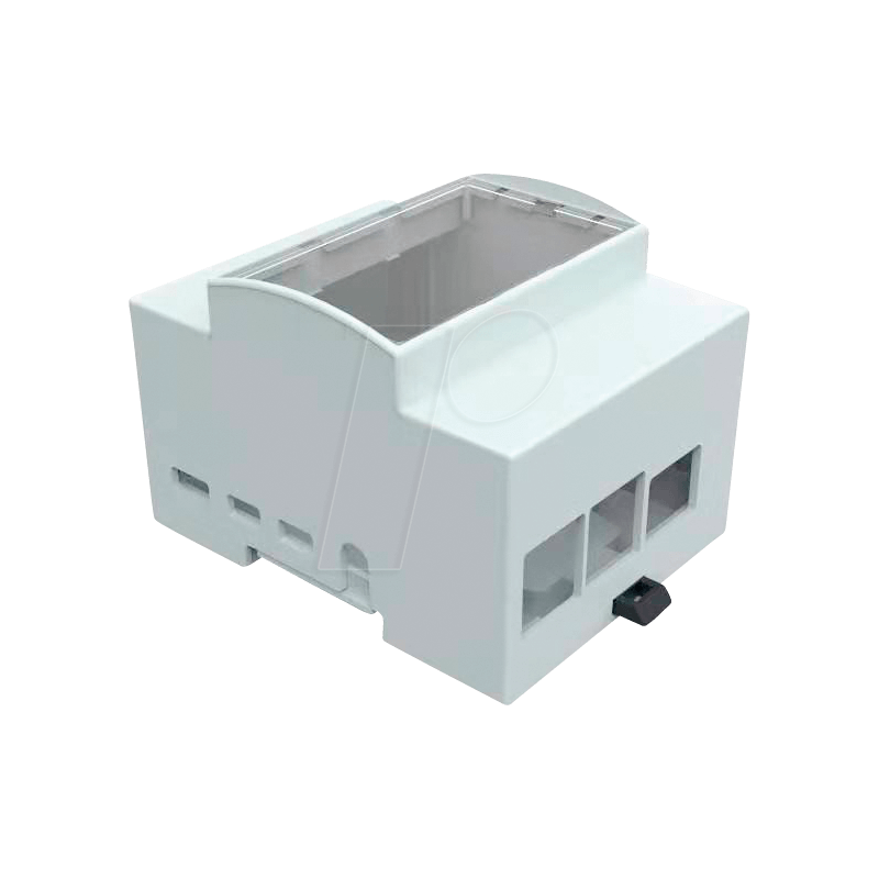 RASPBERRY PI4B DIN RAIL HOUSING - GRAY PLASTIC