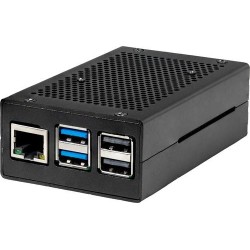 RPI CASE PI5 ALUMINIUM SCHWARZ -