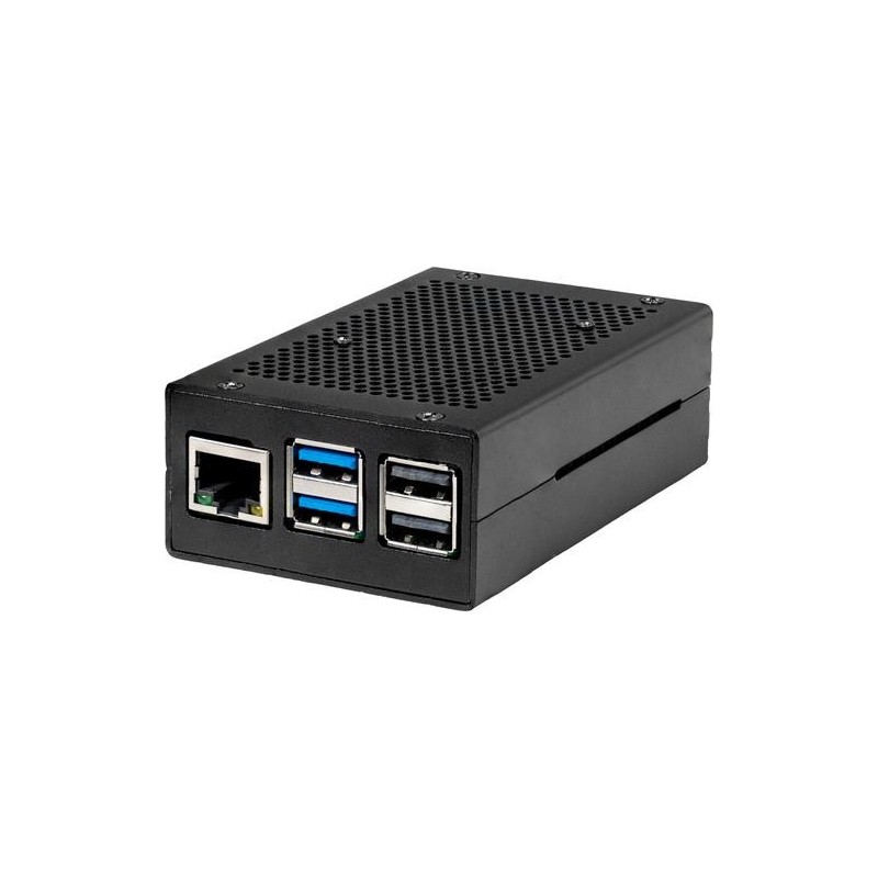 RPI CASE PI5 ALUMINIUM SCHWARZ -