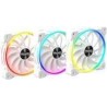 Alpenfohn Wing Boost 3 White 120mm Addressable RGB High Speed PWM Fan