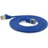 Wantec 0.50mCat.7 Rohkabel Patchkabel S/STP RJ45 Stecker auf Blau - N