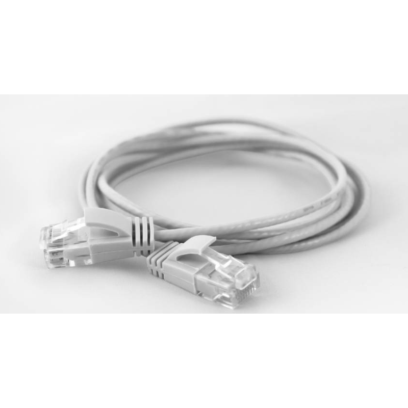 Wantec wW Patchkabel CAT6A rund 2.8mm UTP weiss 1.50m - Netzwerk - Pa