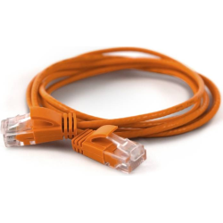 Wantec wW Patchkabel CAT6A rund 2.8mm UTP orange 3.0m - Netzwerk - Pa