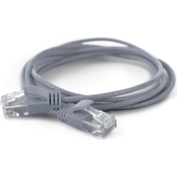 Wantec 7296 U/UTP (UTP) Grau 0.2m Cat6a Netzwerkkabel (7296)