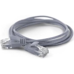 Wantec wW Patchkabel CAT6A (rund 2,8mm) UTP grau 1,0m (7299)