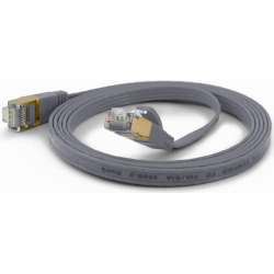 Wantec 7301 F/FTP (FFTP) Grau 2m Cat6a Netzwerkkabel (7301)