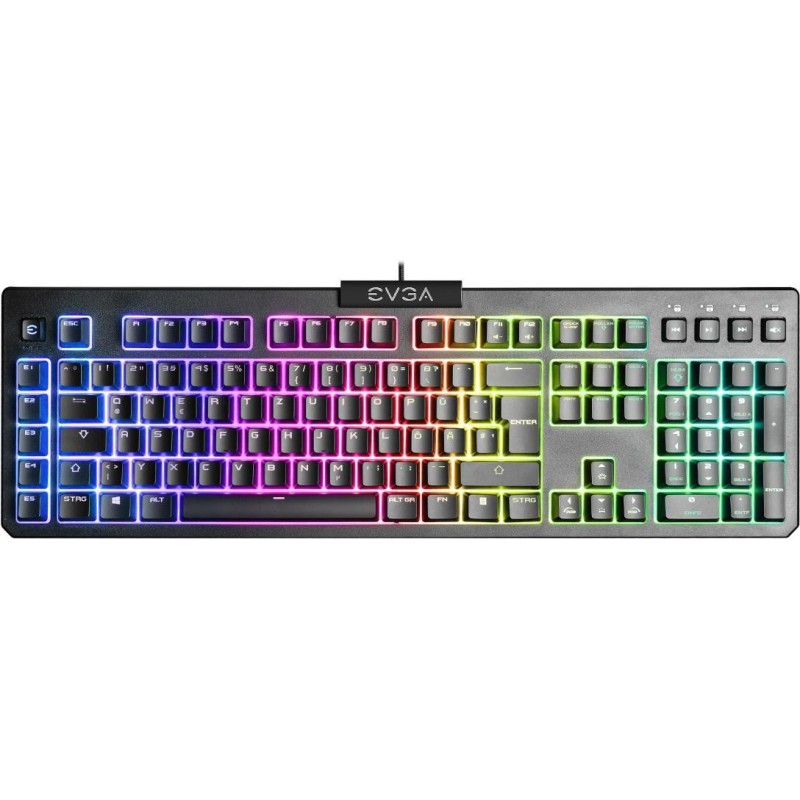 EVGA Z12 Tastatur Membran 5 zone RGB Kabling