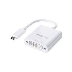 PureLink USB-C auf DVI Adapter - 1080p - iSerie - wei&szlig; - 0,10m