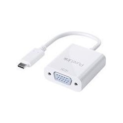 PureLink USB-C auf VGA Adapter - 1200p - iSerie - wei&szlig; - 0,10m