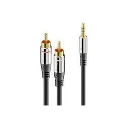 PureLink sonero 2x Cinch auf 3,5mm Audio Kabel 1,5m