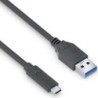 PureLink USB-C auf USB-A Kabel - 3.1 Gen 1, 3A, 5G - iSerie - schwarz