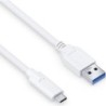 PureLink USB-C auf USB-A Kabel - 3.1 Gen 2, 3A, 10G - iSerie - wei&szlig; 