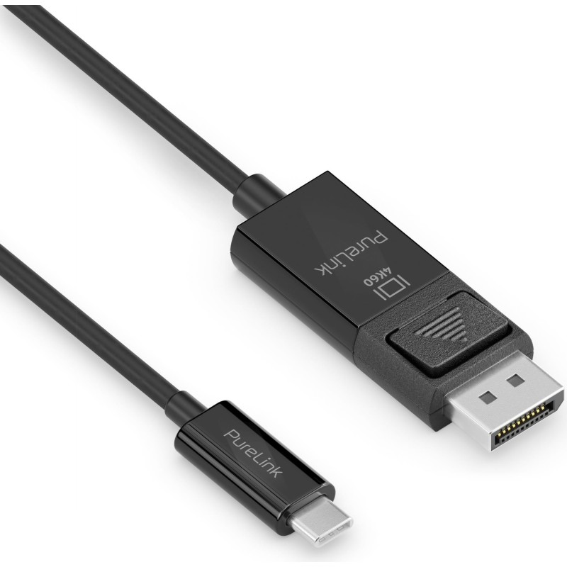 PureLink USB-C auf DisplayPort Kabel - 4K60 - iSerie - schwarz - 1,50m