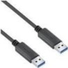 Purelink USB-A auf USB-A Kabel - 3.1 Gen 2, 3A, 10G - iSerie - schwar