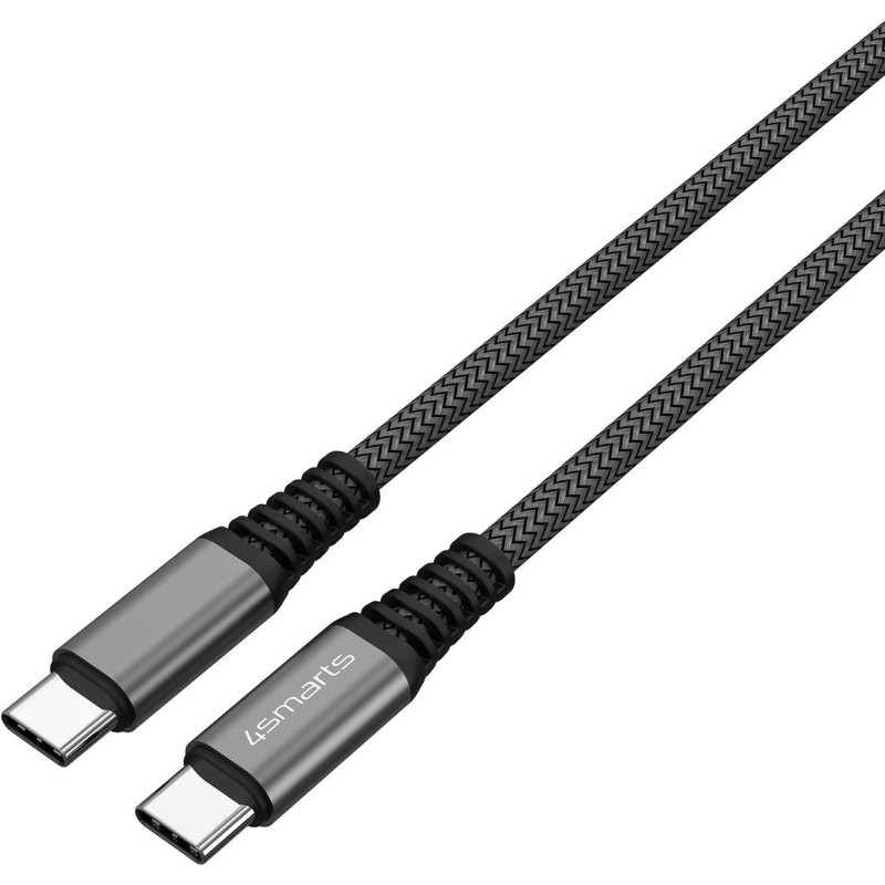 4smarts USB-C auf USB-C Kabel PremiumCord 100W 1,5m schwarz