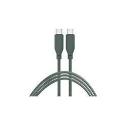 4smarts USB-C / USB-C Silikon-Kabel High Flex 60W 1,5m petrol