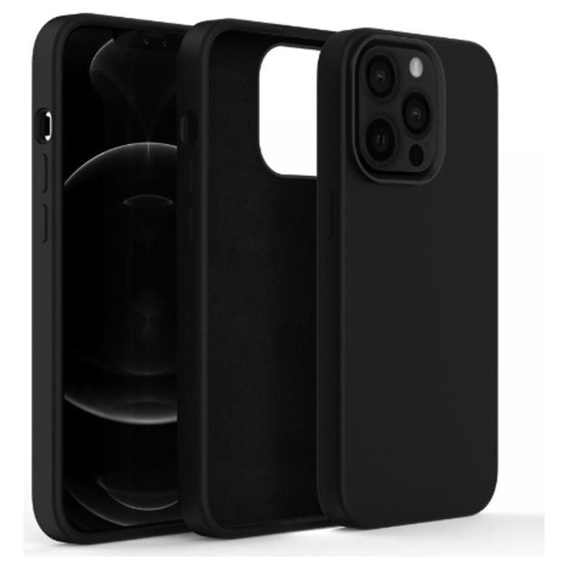 4smarts Liquid Silicone Case Cupertino f&uuml;r Apple iPhone 14 schwarz