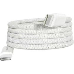 4smarts USB-C Magnetisches Kabel RollUp 1,5m wei&szlig;