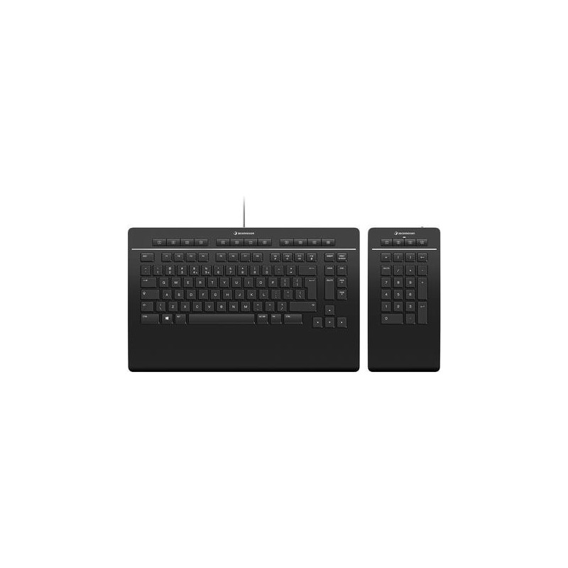 3Dconnexion Keyboard Pro with Numpad tastiera USB + RF Wireless + Blu