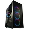 Custodia MidiTower ATX 802B nero USB3.2/Audio, senza alimentatore, Wa