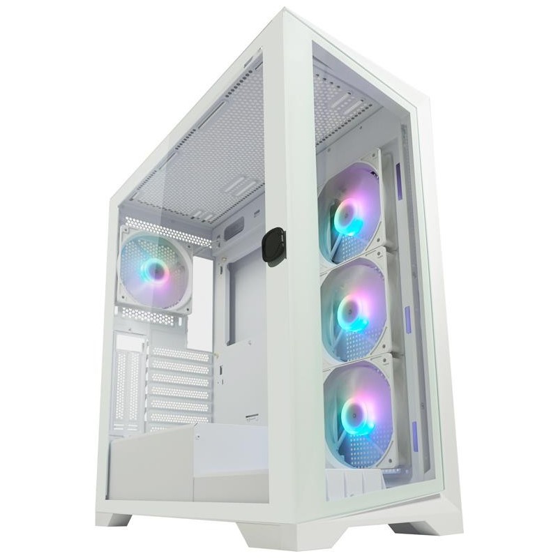 Geh&auml;use MidiTower ATX 806W white USB3.2/Audio,o.Netzteil,Crosswind_X