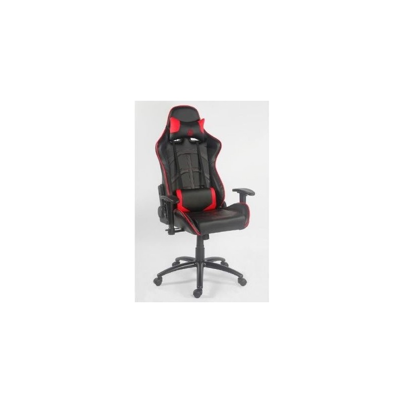 LC-POWER Gaming-Stuhl Ergonomisch schwarz/rot,max.150kg Belastung