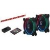 LC Power LC-CF-RGB-COMBO Fan 1-pack Sort 120 mm