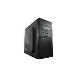 Geh&auml;use Micro-ATX 2004MB-V2 black USB3.2(USB-C)/Audio,ohne Netzteil