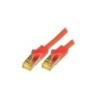 M-Cab 0.25m CAT7 S-FTP cavo di rete Rosso 0,25 m S/FTP [S-STP] (CAT7 