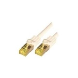 M-Cab 0.25m CAT7 S-FTP cavo di rete Bianco 0,25 m S/FTP [S-STP] (CAT7