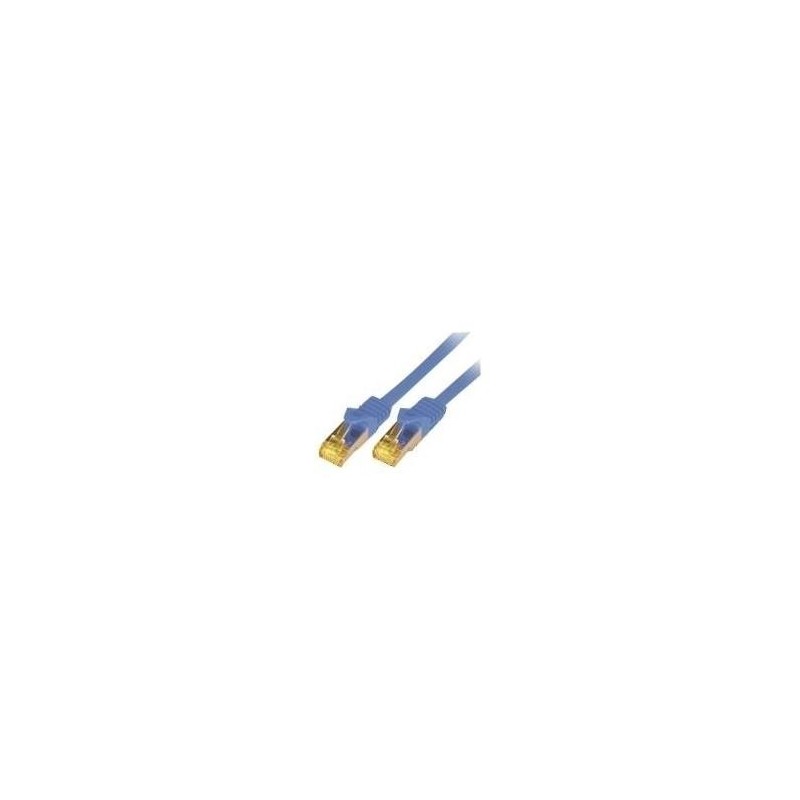 M-Cab 1m CAT7 S-FTP cavo di rete Blu S/FTP S-STP CAT7 SFTP RJ45 LS