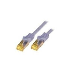 M-Cab 1m CAT7 S-FTP cavo di rete Grigio S/FTP S-STP CAT7 SFTP RJ45