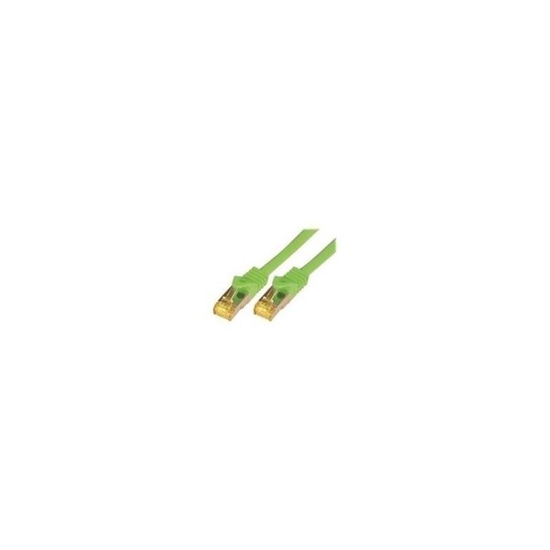 M-Cab 5m Cat7 cavo di rete Verde S/FTP S-STP CAT7 SFTP RJ45 LSZH 5