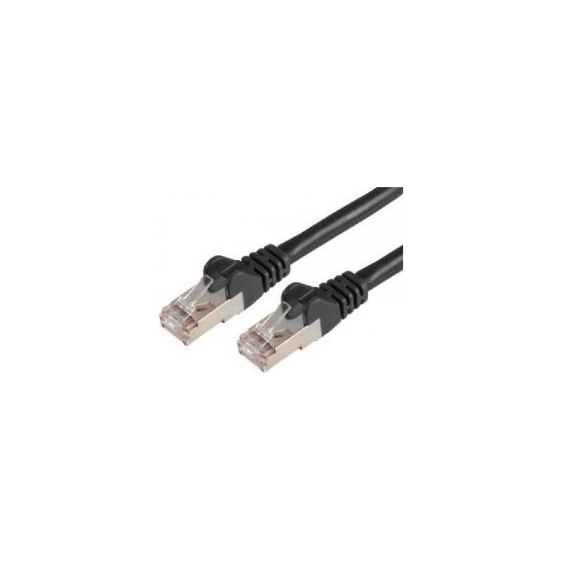 M-Cab CAT6A U/FTP cavo di rete Nero 025 m U/FTP STP CAT6A U/FTP F