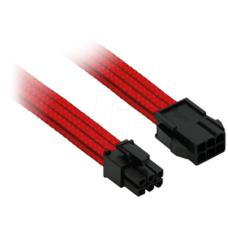 Kabel Nanoxia 6er PCI-E Verl&Atilde;&curren;ngerung, 30 cm, rot