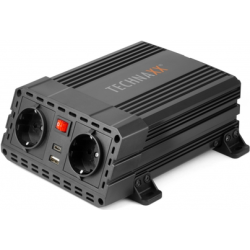 Technaxx TE19 adattatore e invertitore Auto 600 W Nero TECHNAXX POWE