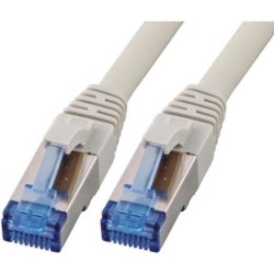 M-Cab 3802 cavo di rete Grigio 1 m Cat6a S/FTP S-STP CAT6A SFTP FL