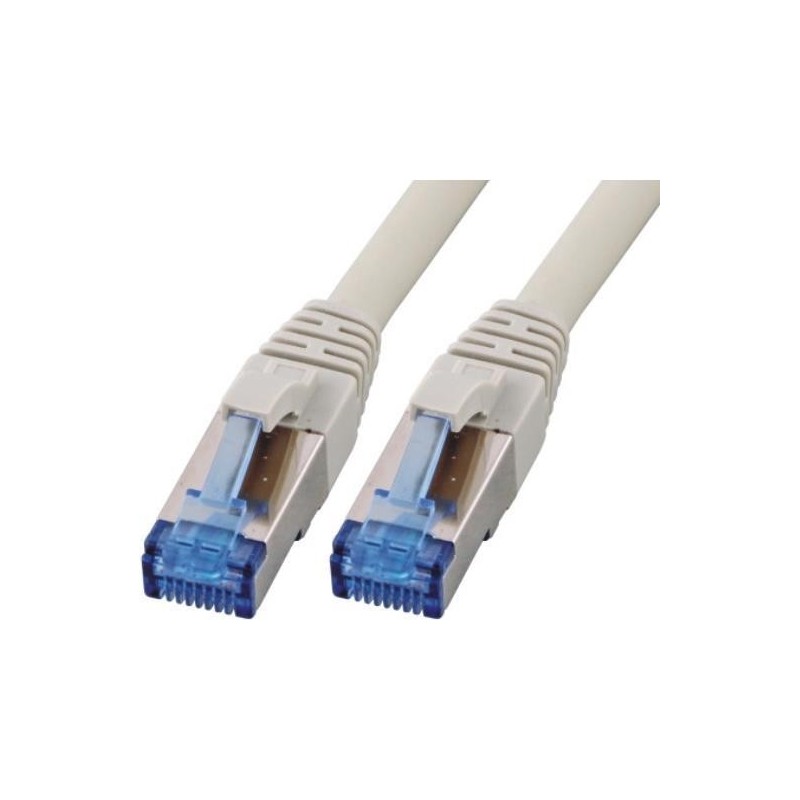 M-Cab 3802 cavo di rete Grigio 1 m Cat6a S/FTP S-STP CAT6A SFTP FL