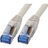 M-Cab 3802 cavo di rete Grigio 1 m Cat6a S/FTP S-STP CAT6A SFTP FL