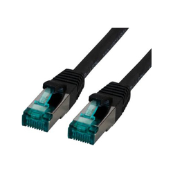 M-Cab 3900 cavo di rete Nero 025 m Cat6a SF/UTP S-FTP CAT6A SFTP