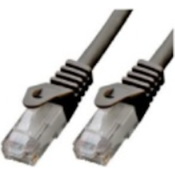 M-Cab 3942 cavo di rete Nero 05 m Cat6 U/UTP UTP CAT6 RJ45 UTP LS