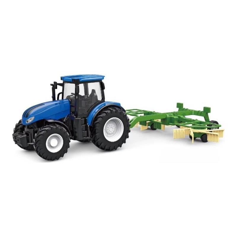 Amewi RC Traktor mit Kreiselschwader LiIon 500mAh blau/6+