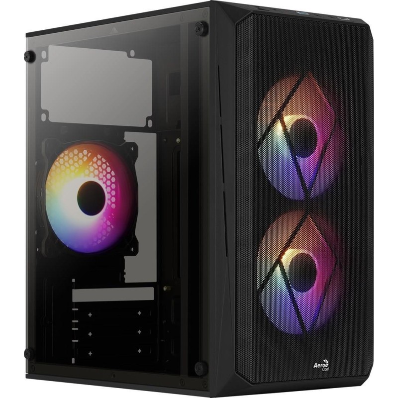 Aerocool CS-107 v2 Mini Tower Case - Black