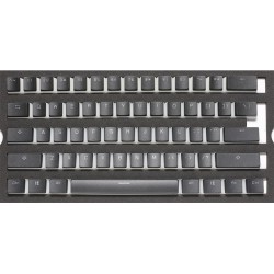 Ducky Pudding PBT Double-Shot Keycap Set, US Layout - schwarz