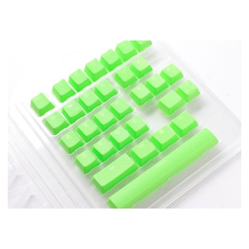 Ducky Rubber Keycap Set, 31 Tasten, Double-Shot, gummiert, f&Atilde;&frac14;r Bac