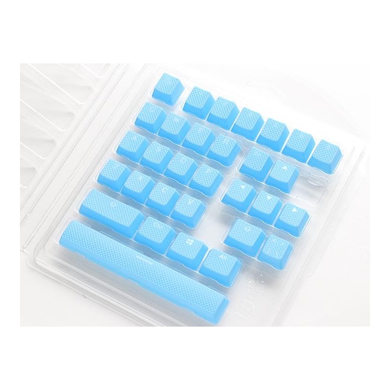 Ducky Rubber Keycap Set, 31 Tasten, Double-Shot, gummiert, f&Atilde;&frac14;r Bac